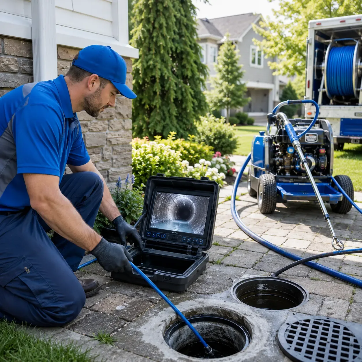 Outdoor drain cleaning professionals serving Marion, AL